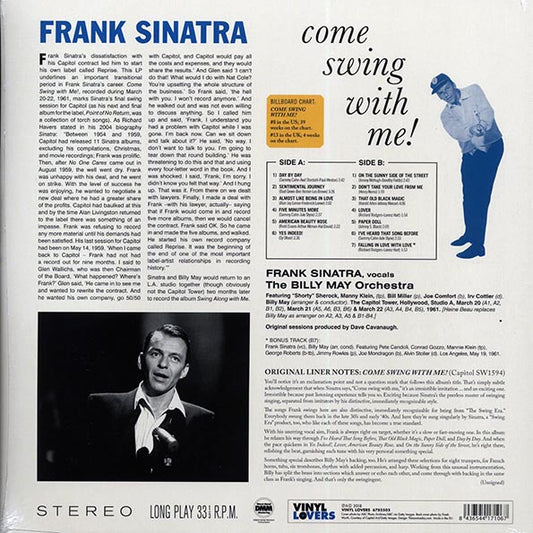 Frank Sinatra - Come Swing With Me! (+bonus track) (DMM) (ltd. ed.) (180g) (High-Def VV)