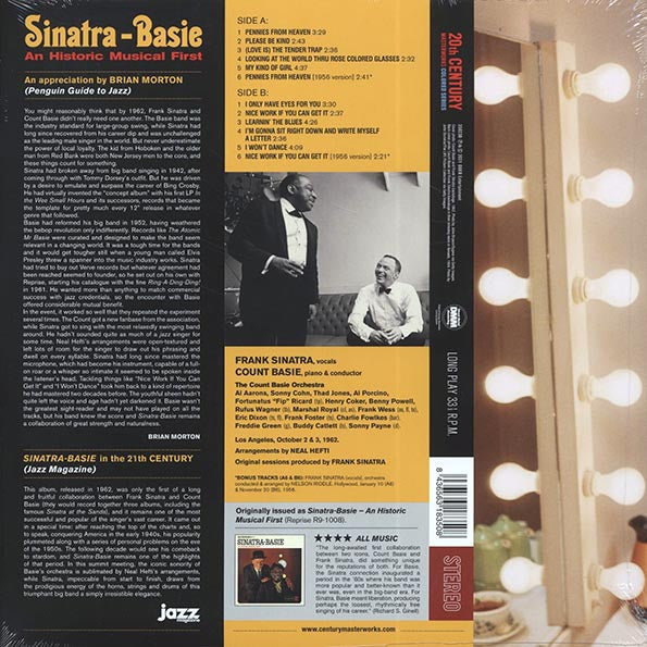 Frank Sinatra, Count Basie - Sinatra-Basie (+2 bonus tracks) (DMM) (ltd. ed.) (180g) (red vinyl)