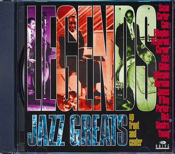 Frank Sinatra, Duke Ellington, Buddy Rich, Count Basie, Etc. - Legends Jazz Greats Up Front And Center (marked/ltd stock)