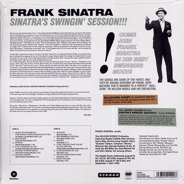 Frank Sinatra - Sinatra's Swingin' Session!!! (180g)