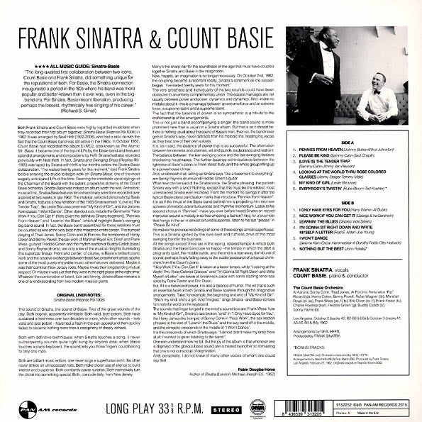 Frank Sinatra & The Count Basie Orchestra - Frank Sinatra & The Count Basie Orchestra (+2 bonus tracks) (ltd. ed.) (180g)