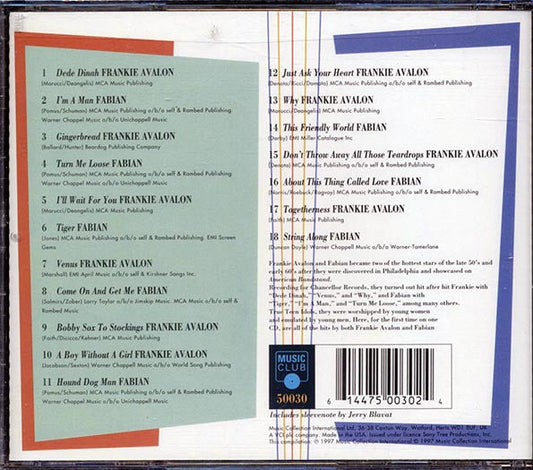 Frankie Avalon, Fabian - The Teen Idols: The Very Best Of Frankie Avalon & Fabian