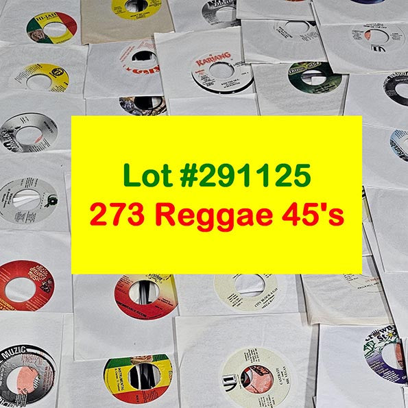 Fred Locks, Garnett Silk, Lutan Fyah, Ras Shiloh, Queen Ifrica, Etc. - Lot #291125: Collection Of 273 7 Inch 45's (NEW)