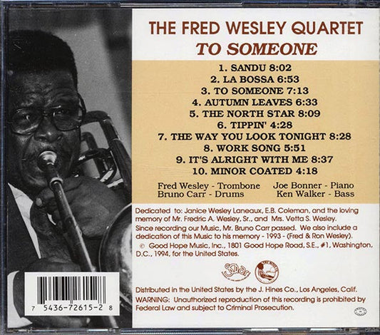 Fred Wesley Quartet - To Someone