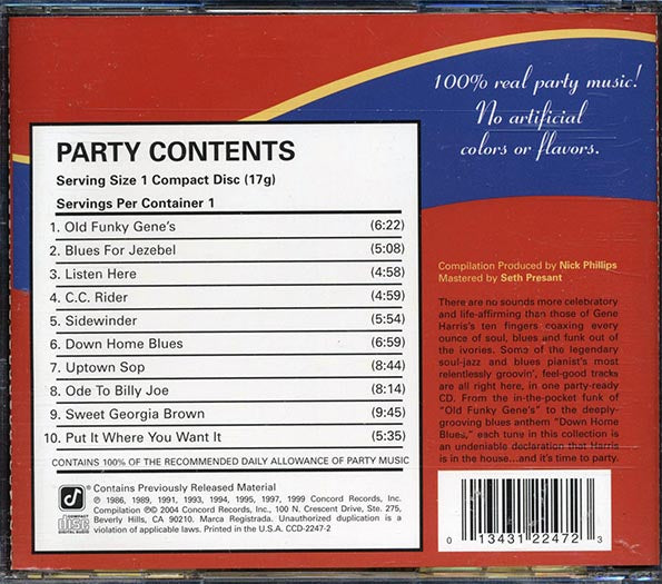 Gene Harris - Instant Party