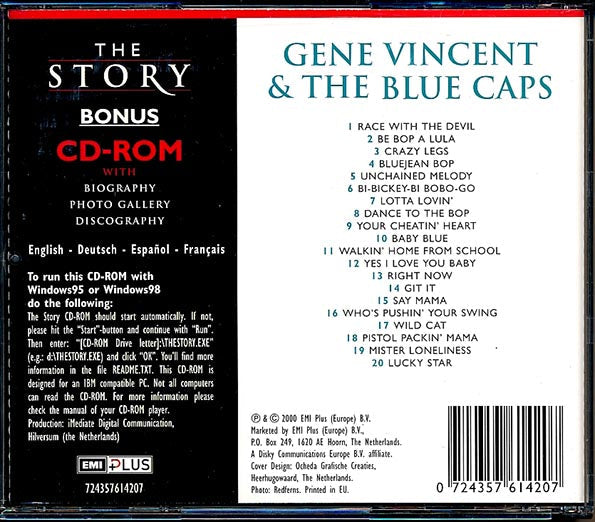 Gene Vincent & The Blue Caps - The Story (20 tracks) (2xCD)