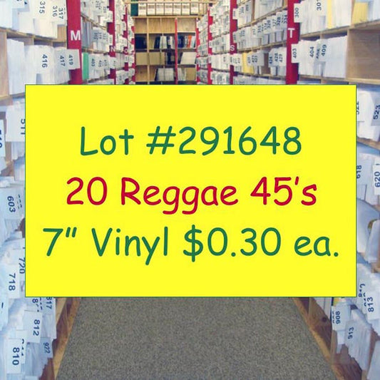 General Trees, Granty Roots, Patch A Gray, Seeed, Sizzla, Etc. - Lot #291648: Collection Of 20 7 Inch 45's (NEW)
