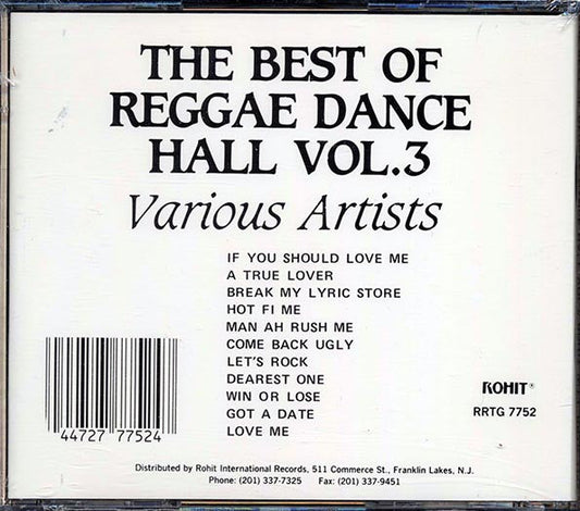 General Trees, Yellowman, Shelly Thunder, Etc. - The Best Of Reggae Dance Hall Volume 3