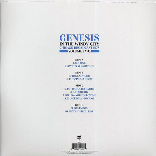 Genesis - In The Windy City Volume 2: Chicago Broadcast 1978 (2xLP)