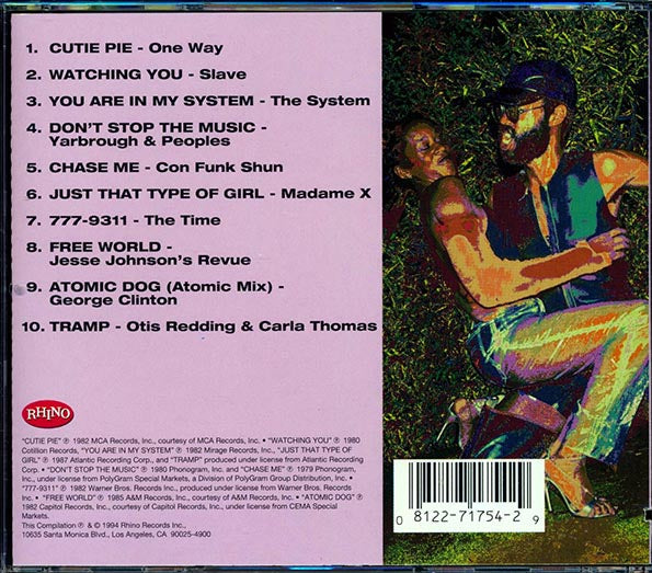 George Clinton, One Way, Slave, The System, Etc. - Phat Trax: The Best Of Old School Volume 3 (marked/ltd stock)