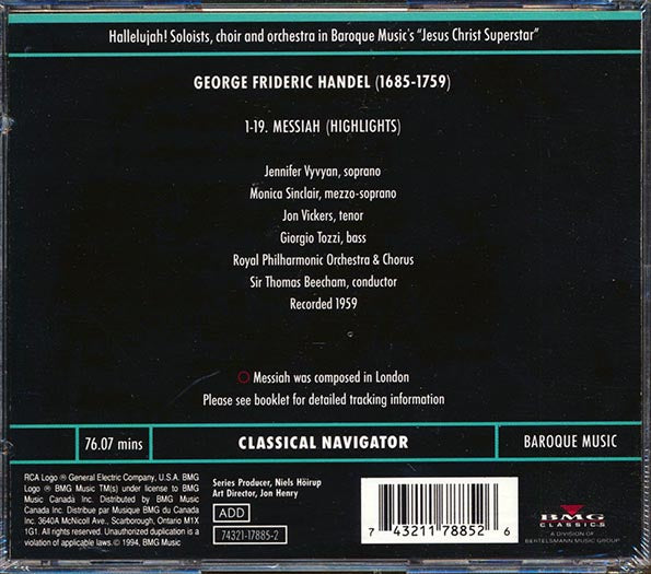 George Frideric Handel - Messiah (Highlights)