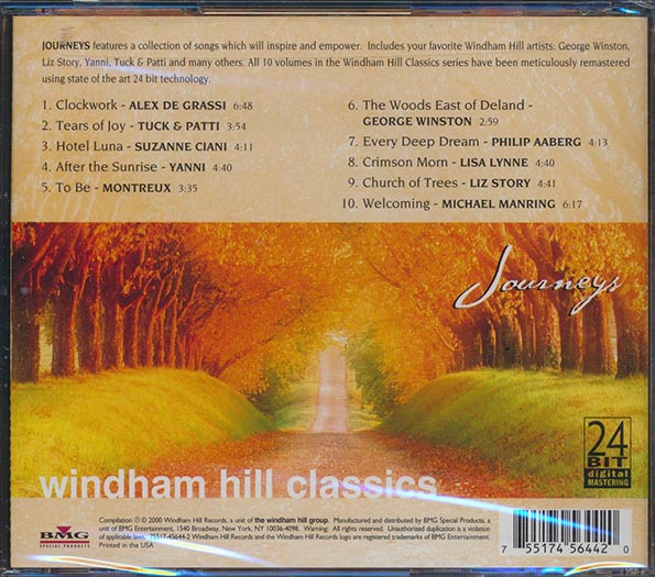 George Winston, Alex De Grassi, Tuck & Patti, Yanni, Etc. - Journeys: Windham Hill Classics