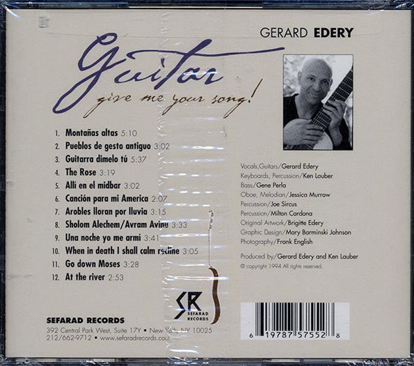 Gerard Edery - Guitar Give Me Your Song