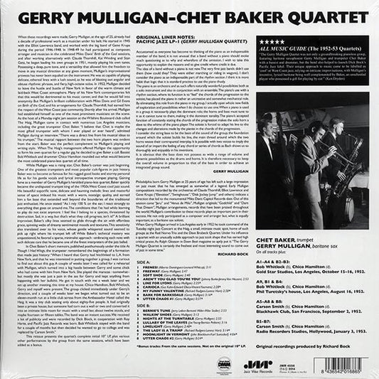 Gerry Mulligan & Chet Baker Quartet - Gerry Mulligan, Chet Baker Quartet (incl. mp3) (180g)
