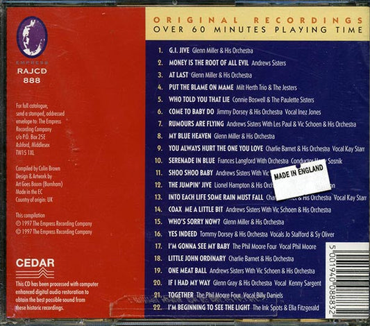 Glenn Miller & His Orchestra, Andrews Sisters, Lionel Hampton Orchestra, Etc. - G.I. Jive (22 tracks)