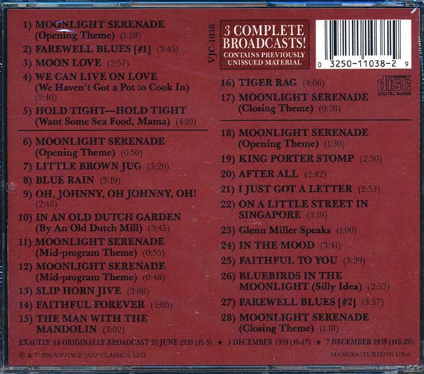 Glenn Miller & His Orchestra - Little Brown Jug: The Sustaining Remote Broadcasts Volume 3