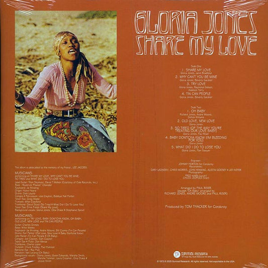 Gloria Jones - Share My Love