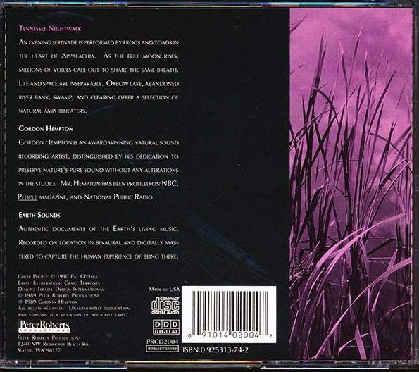 Gordon Hempton - Tennessee Nightwalk