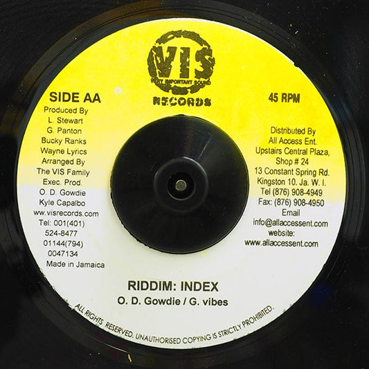 Gowdie Ranks - I'm A Jamaican  /  Version (rhythm: "Index")