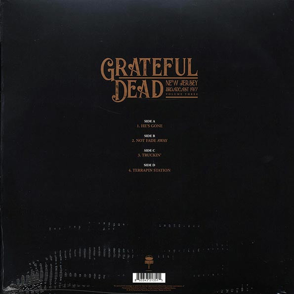 Grateful Dead - New Jersey Broadcast 1977 Volume 3 (2xLP)