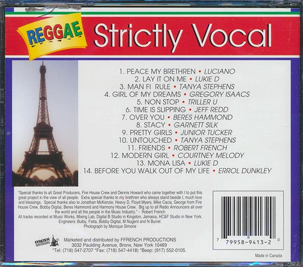 Gregory Isaacs, Luciano, Courtney Melody, Etc. - Reggae Strictly Vocal