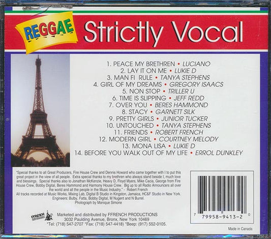 Gregory Isaacs, Luciano, Courtney Melody, Etc. - Reggae Strictly Vocal