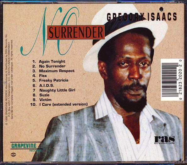 Gregory Isaacs - No Surrender (marked/ltd stock)