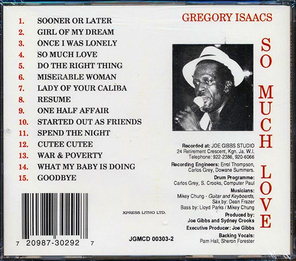 Gregory Isaacs - So Much Love