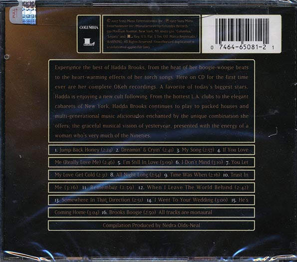 Hadda Brooks - Jump Back Honey: The Complete OKeh Sessions