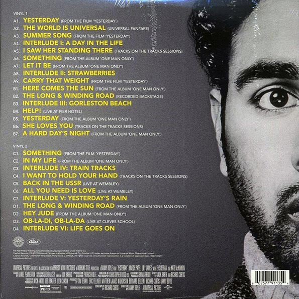Hamish Patel, Daniel Pemburton - Yesterday: Original Motion Picture Soundtrack (2xLP) (blue vinyl)