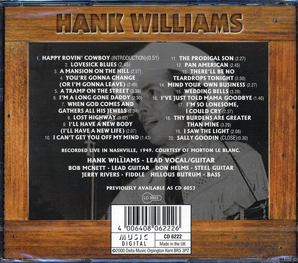 Hank Williams - Lost Highway (20 tracks)