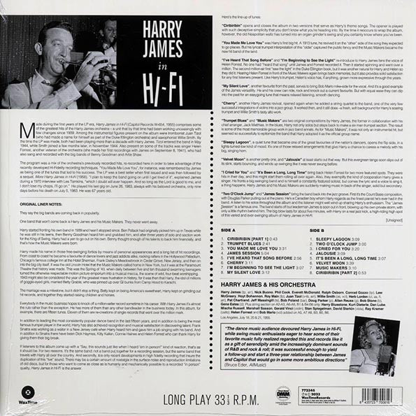 Harry James - Harry James in Hi-Fi (ltd. ed.) (180g) (remastered)