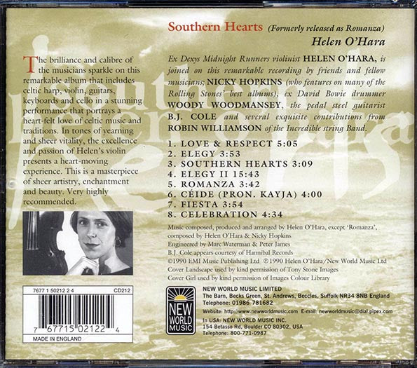 Helen O'Hara - Southern Hearts
