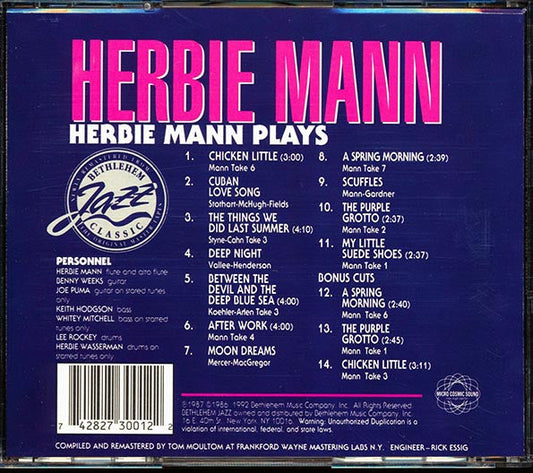 Herbie Mann - Herbie Mann Plays