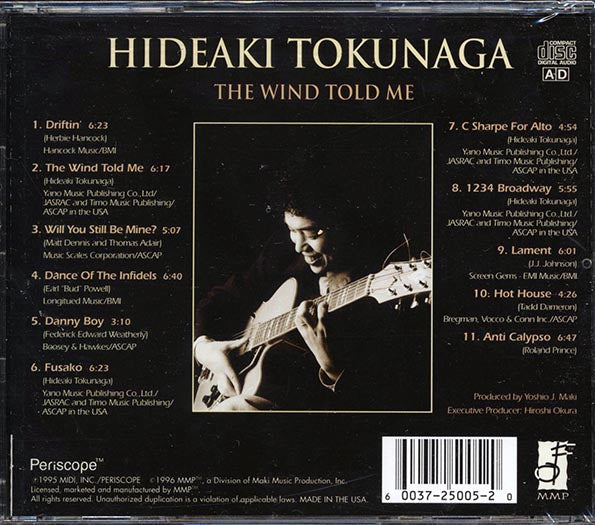 Hideaki Tokunaga - The Wind Told Me