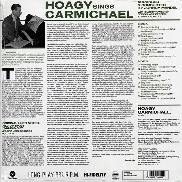 Hoagy Carmichael - Hoagy Sings Carmichael (+4 bonus tracks) (ltd. ed.) (180g)