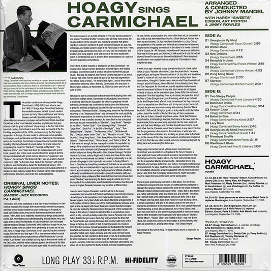 Hoagy Carmichael - Hoagy Sings Carmichael (+4 bonus tracks) (ltd. ed.) (180g)