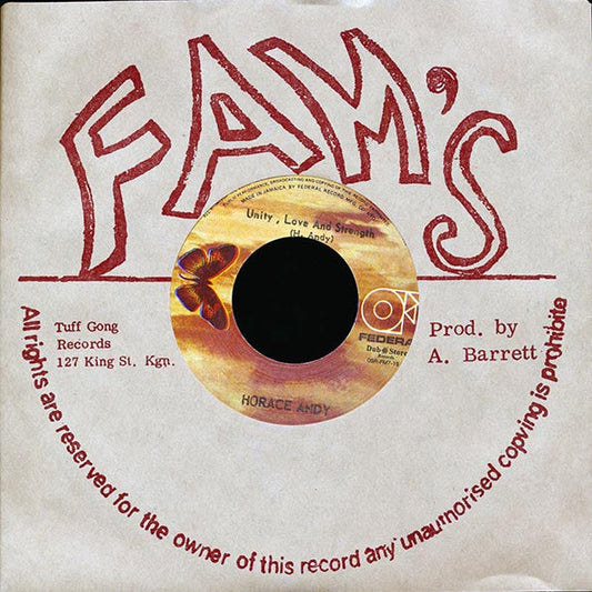 Horace Andy - Unity, Love & Strength  /  Horace Andy - I Stand Before You (Japan) (Japan press)