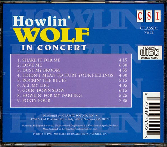 Howlin' Wolf - In Concert