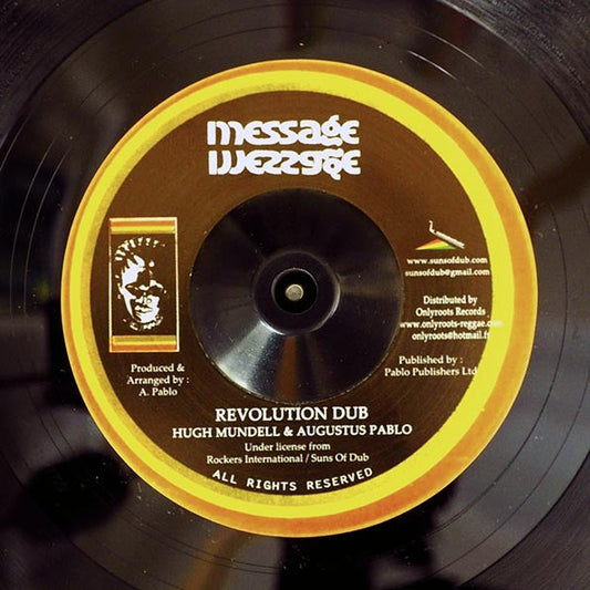 Hugh Mundell - Run Revolution A Come  /  Augustus Pablo - Revolution Dub