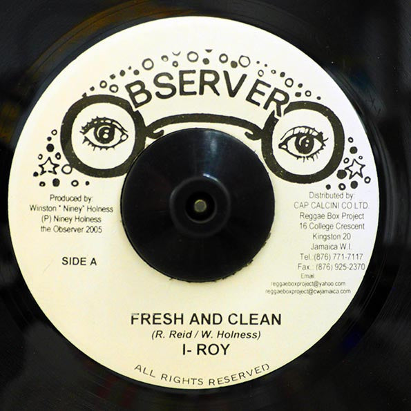 I Roy - Fresh And Clean  /  Version (rhythm: "Take A Trip")