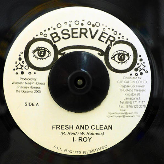 I Roy - Fresh And Clean  /  Version (rhythm: "Take A Trip")