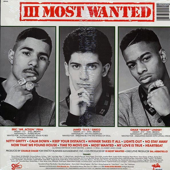 III Most Wanted - III Most Wanted (1989 PRESS) (orig. press)