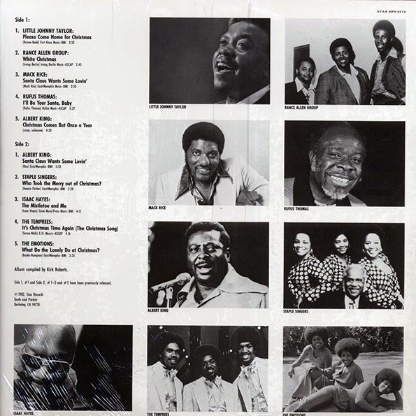 Isaac Hayes, Rufus Thomas, The Staple Singers, Albert King, Etc. - It's Christmas Time Again (1982 PRESS) (orig. press)