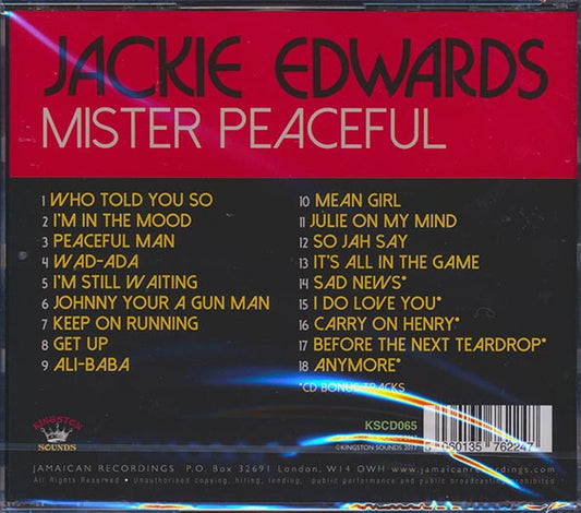 Jackie Edwards - Mister Peaceful