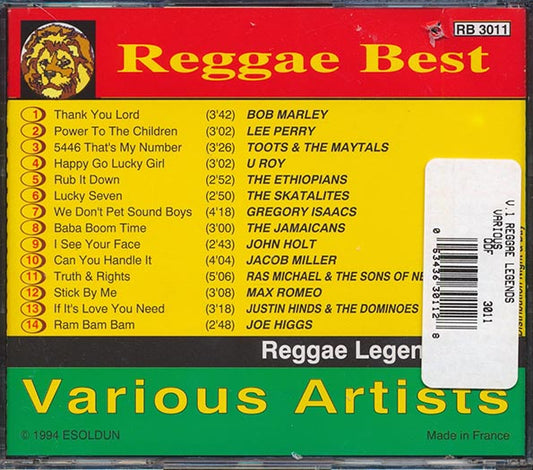 Jacob Miller, Bob Marley, Ras Michael, The Skatalites, Etc. - Reggae Legends Volume 1