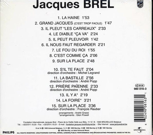 Jacques Brel - Grand Jacques (deluxe 3-fold digipak)