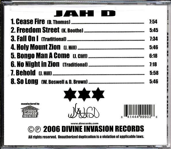 Jah D - Cease Fire
