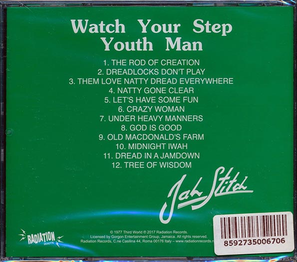 Jah Stitch - Watch Your Step Youthman
