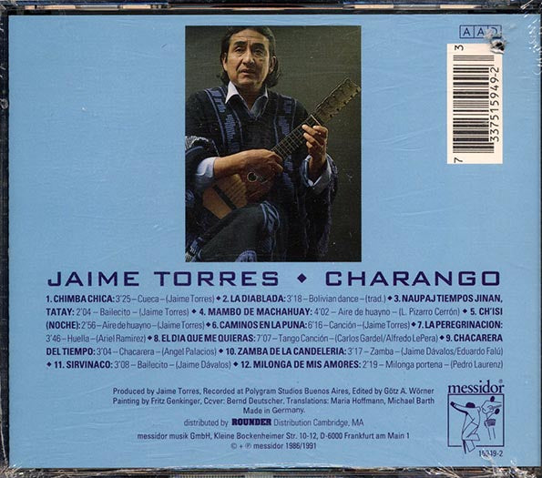 Jaime Torres - Charango (marked/ltd stock)